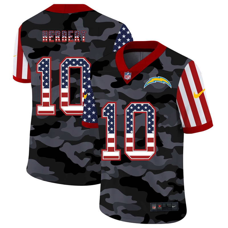 Nike Chargers 10 Herbert 2020 USA Camo Salute to Service Limited Jersey zhua,We sell and wholesale Nike Chargers 10 Herbert 2020 USA Camo Salute to Service Limited Jersey zhua on line form chian!